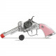 Pistola Arma de Brinquedo Rosa Luxo Infantil Pistola Arma de Brinquedo Rosa Luxo Infantil