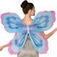 Asa Adulto de Borboleta Luxo Azul e Rosa Asa Adulto de Borboleta Luxo Azul e Rosa