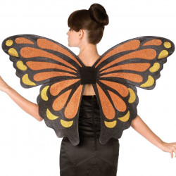 Asa Adulto de Borboleta Luxo Laranja