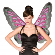 Asa Adulto de Borboleta Luxo Rosa