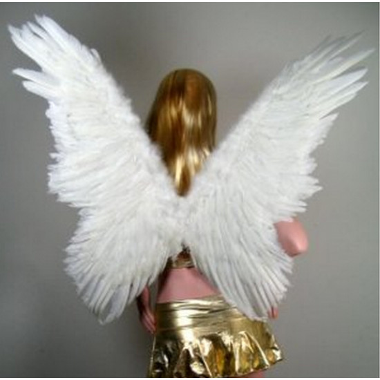Asa Anjo Branca e Preta Luxo Asa Anjo Branca e Preta Luxo