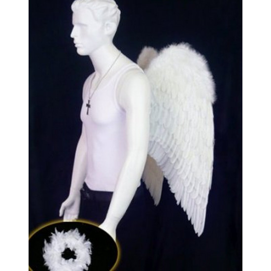 Asa Branca Anjo Adulto Luxo