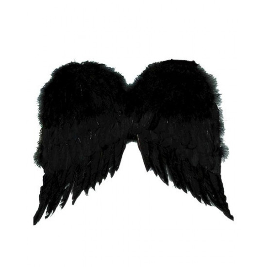 Asa Preta Adulto para Anjo Negro Luxo Asa Preta Adulto para Anjo Negro Luxo