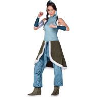 Fantasia Avatar Korra Katara Adulto Feminino Luxo