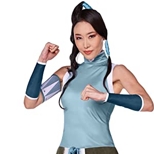 Fantasia Avatar Korra Katara Adulto Feminino Luxo