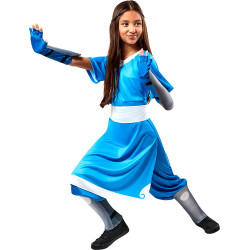 Fantasia Avatar Korra Katara Infantil Feminino