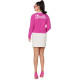 Fantasia Barbie Cardigan Casaco Pink Filme Adulto Fantasia Barbie Cardigan Casaco Pink Filme Adulto