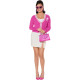Fantasia Barbie Cardigan Casaco Pink Filme Adulto Fantasia Barbie Cardigan Casaco Pink Filme Adulto