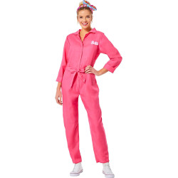 Fantasia Barbie Macacão Pink Filme Adulto Luxo