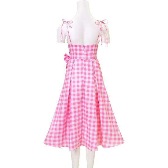 Fantasia Barbie Vestido Pink Filme Adulto
