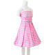 Fantasia Barbie Vestido Pink Filme Adulto