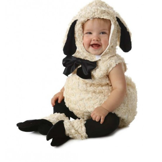 Fantasia Animal Ovelha Bebê Parmalat Clássica Fantasia Animal Ovelha Bebê Parmalat Clássica