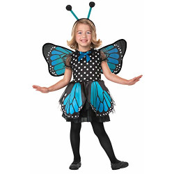 Fantasia Borboleta Azul Infantil