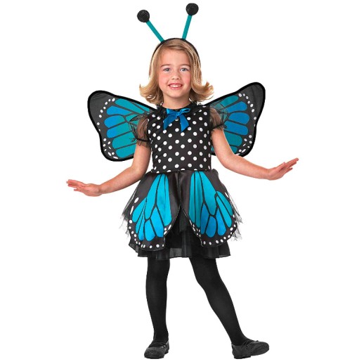 Fantasia Borboleta Azul Infantil Fantasia Borboleta Azul Infantil