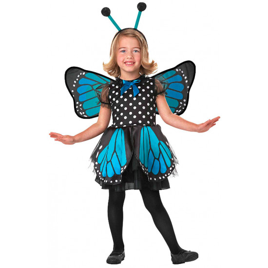 Fantasia Borboleta Azul Infantil