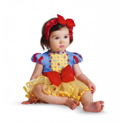 Fantasia Branca de Neve Bebê Luxo