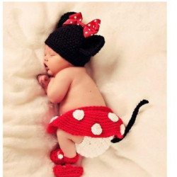 Fantasia Crochet Artesanal Minnie Mouse