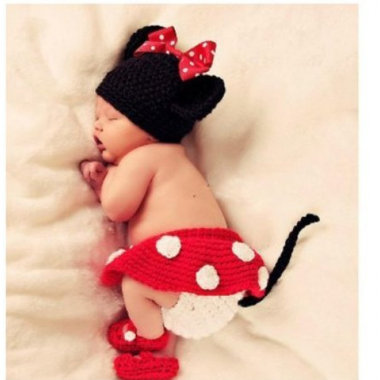 Fantasia Crochet Artesanal Minnie Mouse Fantasia Crochet Artesanal Minnie Mouse