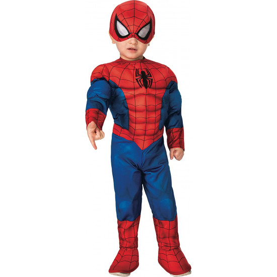 Fantasia Homem Aranha Infantil com Músculos Nova