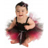 Fantasia Infantil Adorável Bailarina Rosa e Preto Luxo