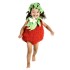 Fantasia Infantil Bebê de Morango Moranguinho Luxo