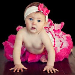 Fantasia Infantil Bebê Tutu Bailarina Branco e Pink