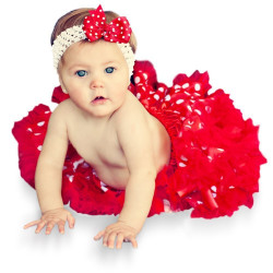 Fantasia Infantil Bebê Tutu Bailarina Vermelha