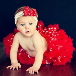 Fantasia Infantil Bebê Tutu Bailarina Vermelha