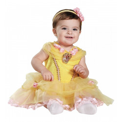 Fantasia Infantil Bela e a Fera Bebê Luxo