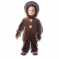 Fantasia Infantil Biscoito Gingerbread Man do Natal Clássica