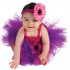 Fantasia Infantil Doce Flor Bailarina lilás Luxo