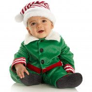 Fantasia Infantil Elfo Mágico Duende do Natal Clássica