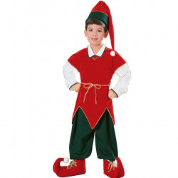 Fantasia Infantil Elfo Mágico Duende do Papai Noel Natal