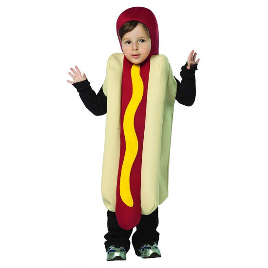 Fantasia Infantil Hot Dog Cachorro Quente Clássica Fantasia Infantil Hot Dog Cachorro Quente Clássica