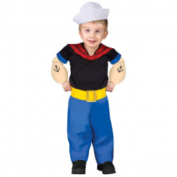 Fantasia Infantil Masculina Popeye Bebê