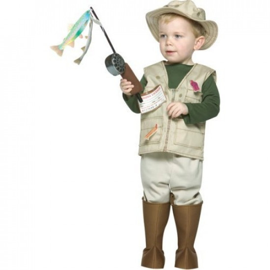 Fantasia Infantil Pescador Esportista