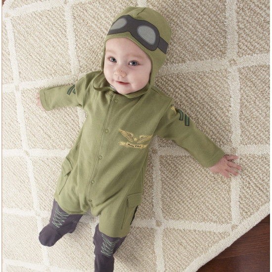 Fantasia Infantil Piloto Aviador Bebê Elite Fantasia Infantil Piloto Aviador Bebê Elite