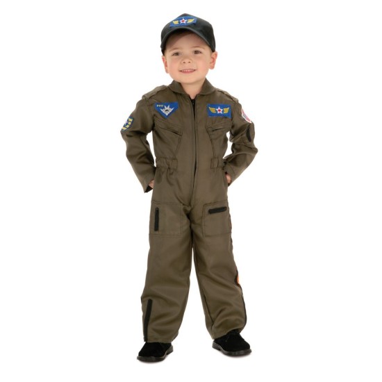 Fantasia Infantil Piloto de Caça da Força Aérea Americana Fantasia Infantil Piloto de Caça da Força Aérea Americana