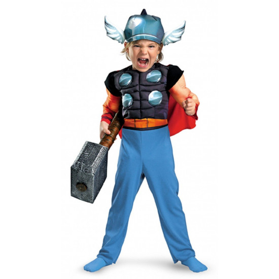 Fantasia Infantil Thor com Músculos Fantasia Infantil Thor com Músculos