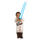 Fantasia Jedi Master Obi-Wan Kenobi Star Wars Romper Bebê Fantasia Jedi Master Obi-Wan Kenobi Star Wars Romper Bebê