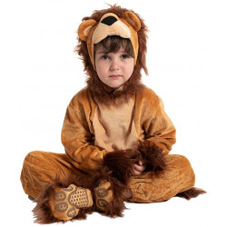 Fantasia Leão Bebê Parmalat Infantil Bravo