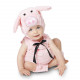 Fantasia Leitão Infantil bebê Clássica Fantasia Leitão Infantil bebê Clássica