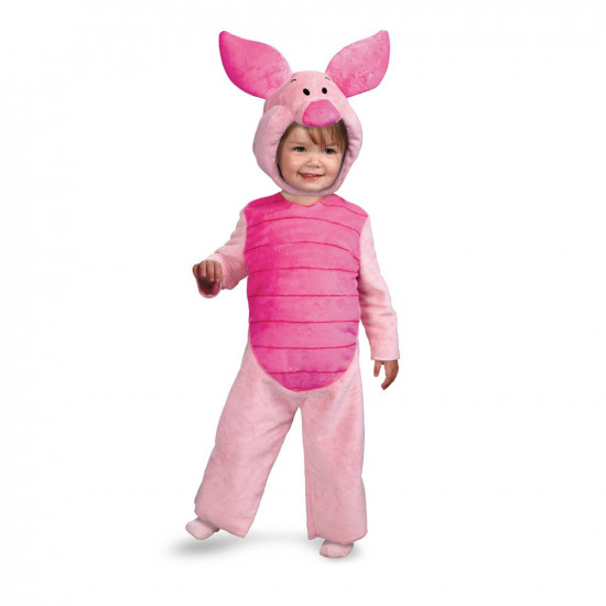 Fantasia Leitao Infantil Luxo Piglet Ursinho Pooh