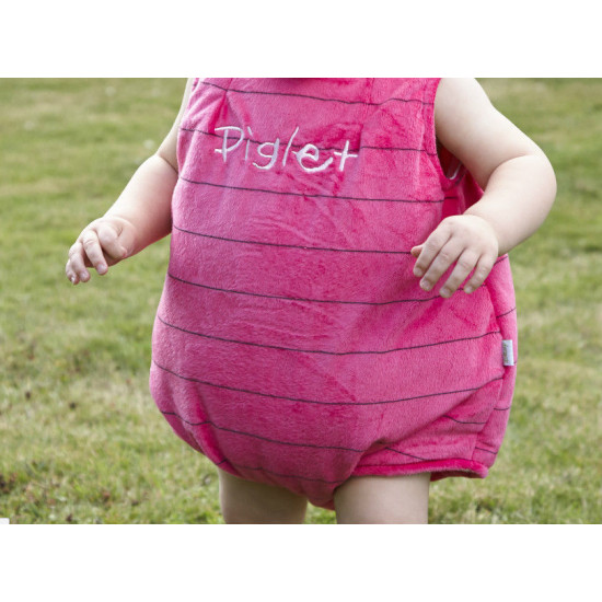 Fantasia Leitão Ursinho Pooh Luxo Bebê Infantil