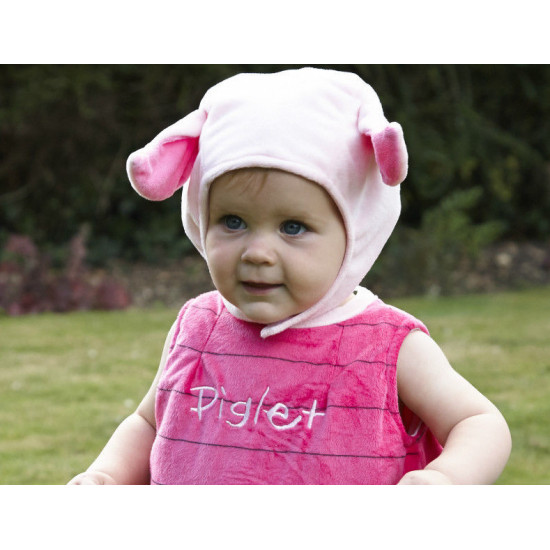 Fantasia Leitão Ursinho Pooh Luxo Bebê Infantil
