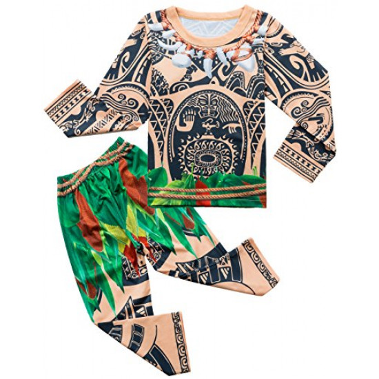 Fantasia Moana Maui Infantil Luxo Bebê