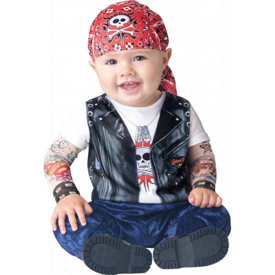 Fantasia Motoqueiro Estinto Selvagem Bebê Fantasia Motoqueiro Estinto Selvagem Bebê