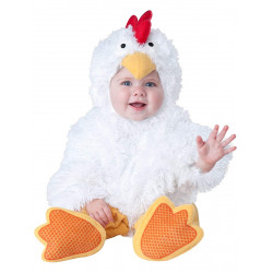 Fantasia Pintinho Bebê Parmalat Luxo