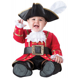 Fantasia Pirata Capitão Gancho Baby Infantil Luxo