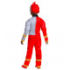 Fantasia Power Rangers Dino Fury vermelho Infantil Luxo Bebê Fantasia Power Rangers Dino Fury vermelho Infantil Luxo Bebê